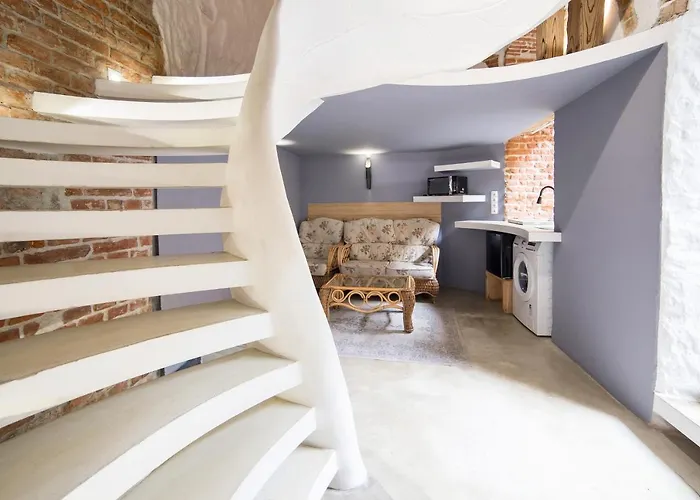 з сауною на площі ринок для 4 -х гостей - в еко стилі Apartamento Lviv