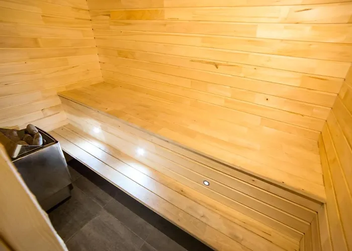 з сауною на площі ринок для 4 -х гостей - в еко стилі Apartamento *