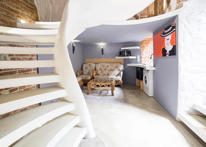 з сауною на площі ринок для 4 -х гостей - в еко стилі *