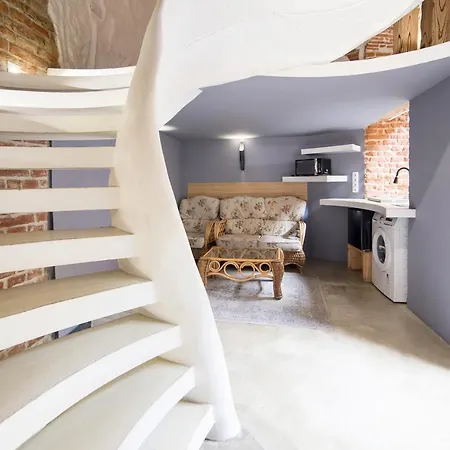 з сауною на площі ринок для 4 -х гостей - в еко стилі Apartment Lviv